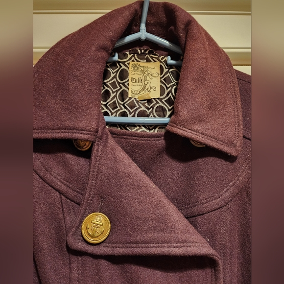 Vintage y2k tulle pea coat - Picture 6 of 8